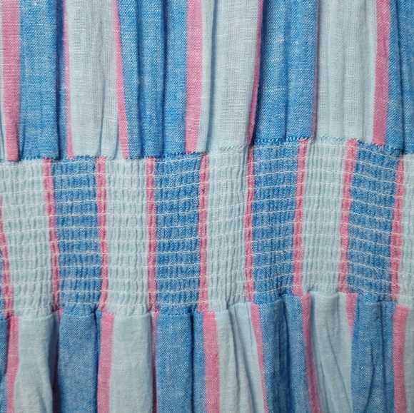 Rails Amellia Linen Blend Midi Striped Dress | Rails Dress | Spring Dress Small - Picture 9 of 9